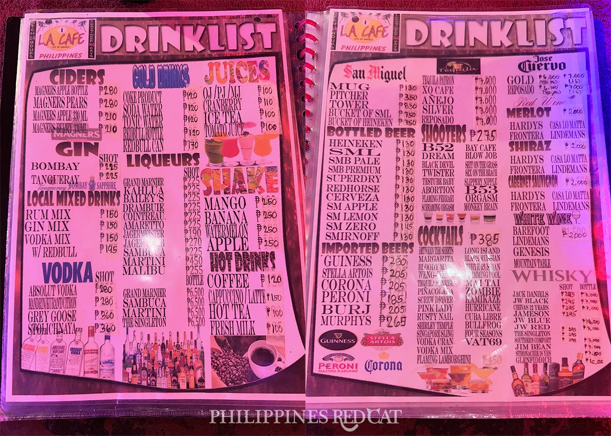 Top 5 Best Girly Bars in Manila | Philippines Redcat